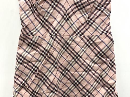 BURBERRY BLUE LABEL（バーバリー ブルー レーベル）BURBERRY BLUE LABEL (バーバリー ブルー レーベル) ノースリーブワンピース ピンク サイズ:Mの古着・服飾アイテム
