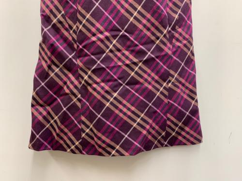 BURBERRY BLUE LABEL（バーバリー ブルー レーベル）BURBERRY BLUE LABEL (バーバリー ブルー レーベル) ノースリーブワンピース パープル サイズ:Mの古着・服飾アイテム