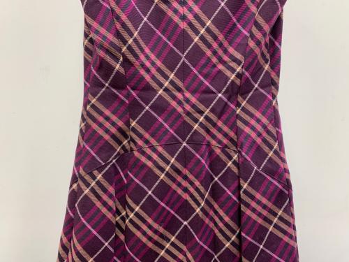 BURBERRY BLUE LABEL（バーバリー ブルー レーベル）BURBERRY BLUE LABEL (バーバリー ブルー レーベル) ノースリーブワンピース パープル サイズ:Mの古着・服飾アイテム