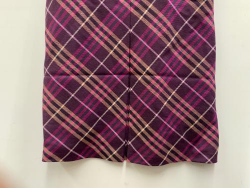 BURBERRY BLUE LABEL（バーバリー ブルー レーベル）BURBERRY BLUE LABEL (バーバリー ブルー レーベル) ノースリーブワンピース パープル サイズ:Mの古着・服飾アイテム