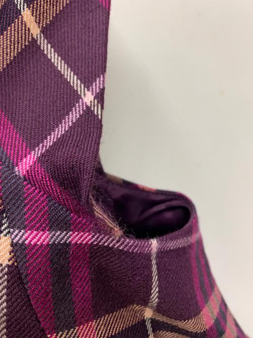 BURBERRY BLUE LABEL（バーバリー ブルー レーベル）BURBERRY BLUE LABEL (バーバリー ブルー レーベル) ノースリーブワンピース パープル サイズ:Mの古着・服飾アイテム