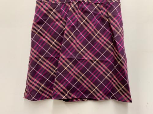 BURBERRY BLUE LABEL（バーバリー ブルー レーベル）BURBERRY BLUE LABEL (バーバリー ブルー レーベル) ノースリーブワンピース パープル サイズ:Mの古着・服飾アイテム