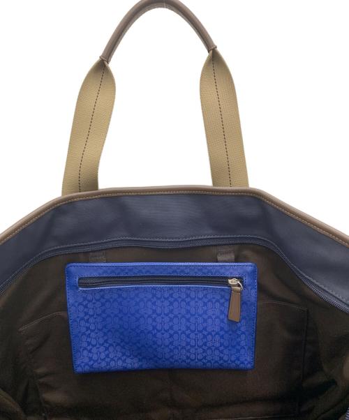 COACH（コーチ）COACH (コーチ) トートバッグ ネイビーの古着・服飾アイテム