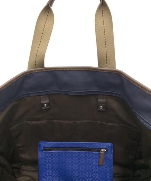 COACH（コーチ）COACH (コーチ) トートバッグ ネイビーの古着・服飾アイテム