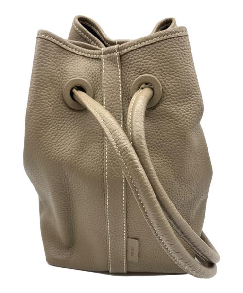 VASIC（ヴァジック）VASIC (ヴァジック) 巾着ショルダーバッグ ベージュの古着・服飾アイテム