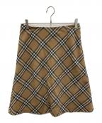 BURBERRYバーバリー）の古着「ミディスカート」｜ベージュ