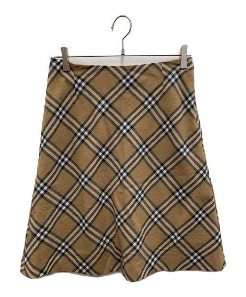 BURBERRY（バーバリー）BURBERRY (バーバリー) ミディスカート ベージュ サイズ:40の古着・服飾アイテム
