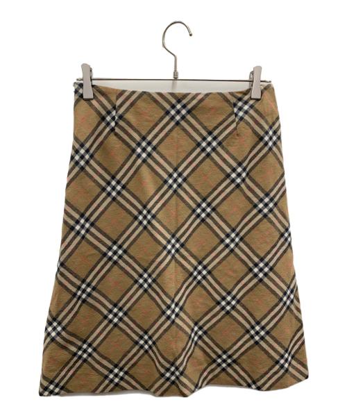 BURBERRY（バーバリー）BURBERRY (バーバリー) ミディスカート ベージュ サイズ:40の古着・服飾アイテム