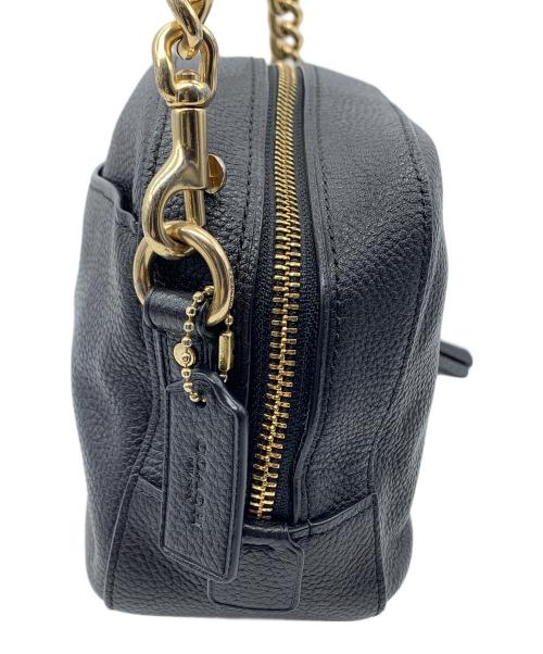 COACH（コーチ）COACH (コーチ) チェーンショルダーバッグ ブラックの古着・服飾アイテム