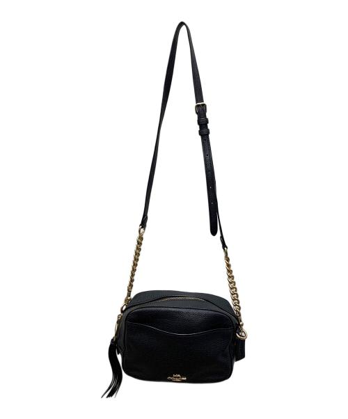 COACH（コーチ）COACH (コーチ) チェーンショルダーバッグ ブラックの古着・服飾アイテム