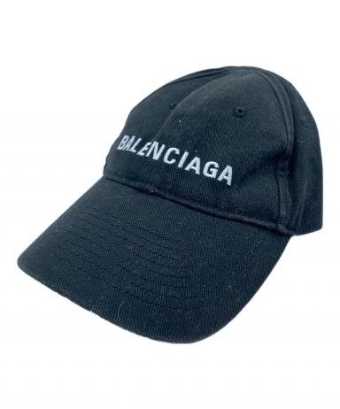 中古・古着通販】BALENCIAGA (バレンシアガ) ロゴキャップ ブラック