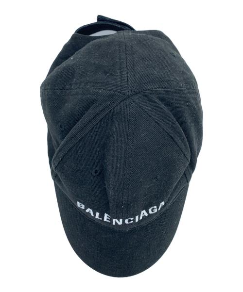 BALENCIAGA（バレンシアガ）BALENCIAGA (バレンシアガ) ロゴキャップ ブラック サイズ:Lの古着・服飾アイテム