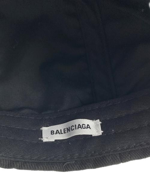 BALENCIAGA（バレンシアガ）BALENCIAGA (バレンシアガ) ロゴキャップ ブラック サイズ:Lの古着・服飾アイテム
