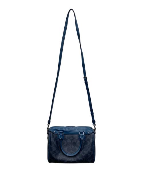 COACH（コーチ）COACH (コーチ) ミニベネットサッチェル ネイビーの古着・服飾アイテム