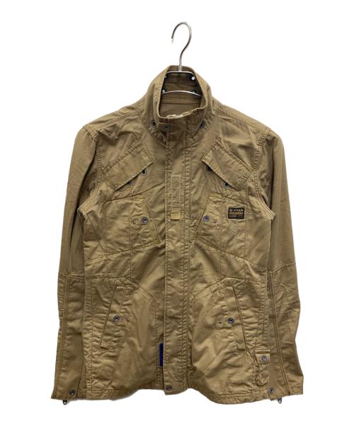 G-STAR RAW（ジースターロゥ）G-STAR RAW (ジースターロゥ) ジップアップジャケット ベージュ サイズ:Sの古着・服飾アイテム
