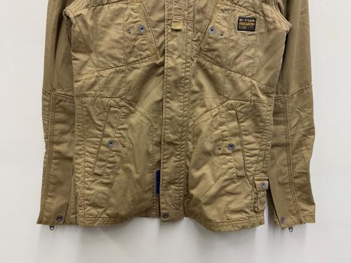 G-STAR RAW（ジースターロゥ）G-STAR RAW (ジースターロゥ) ジップアップジャケット ベージュ サイズ:Sの古着・服飾アイテム