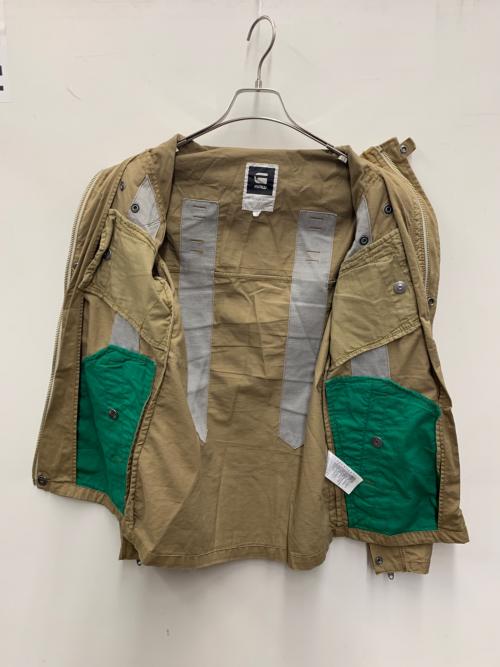 G-STAR RAW（ジースターロゥ）G-STAR RAW (ジースターロゥ) ジップアップジャケット ベージュ サイズ:Sの古着・服飾アイテム