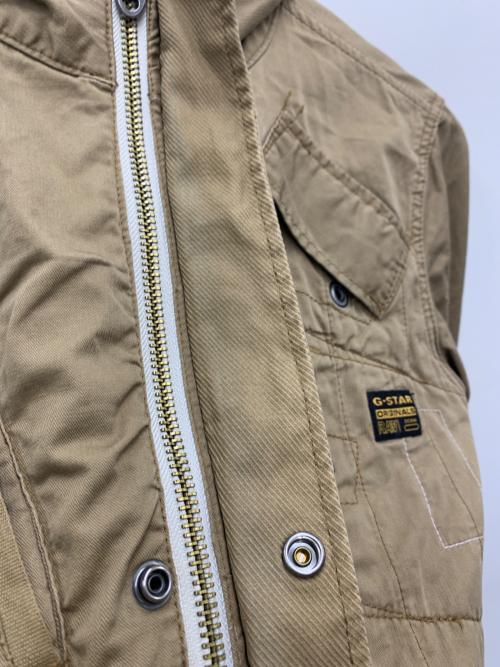 G-STAR RAW（ジースターロゥ）G-STAR RAW (ジースターロゥ) ジップアップジャケット ベージュ サイズ:Sの古着・服飾アイテム