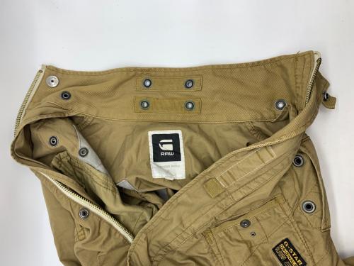 G-STAR RAW（ジースターロゥ）G-STAR RAW (ジースターロゥ) ジップアップジャケット ベージュ サイズ:Sの古着・服飾アイテム