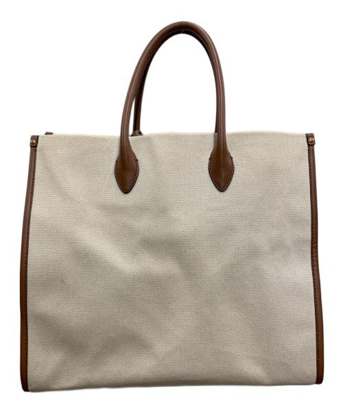 MICHAEL KORS（マイケルコース）MICHAEL KORS (マイケルコース) トートバッグ MIRELLA LARGE ベージュ×ブラウンの古着・服飾アイテム