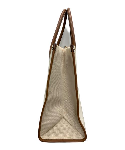 MICHAEL KORS（マイケルコース）MICHAEL KORS (マイケルコース) トートバッグ MIRELLA LARGE ベージュ×ブラウンの古着・服飾アイテム
