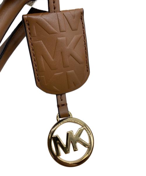 MICHAEL KORS（マイケルコース）MICHAEL KORS (マイケルコース) トートバッグ MIRELLA LARGE ベージュ×ブラウンの古着・服飾アイテム