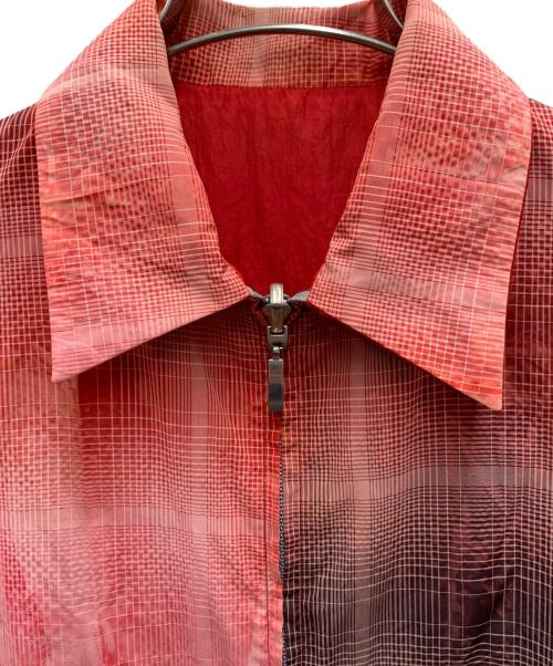 Alain Mikli（アランミクリ）Alain Mikli (アランミクリ) ナイロンジャケット レッド サイズ:XSの古着・服飾アイテム