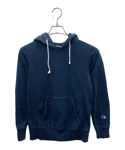 Champion（チャンピオン）Champion (チャンピオン) プルオーバーパーカー ネイビー サイズ:Mの古着・服飾アイテム