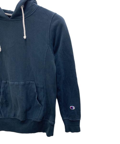 Champion（チャンピオン）Champion (チャンピオン) プルオーバーパーカー ネイビー サイズ:Mの古着・服飾アイテム