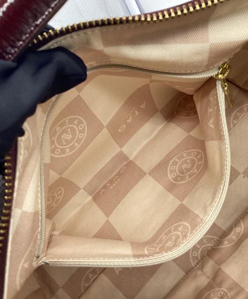 ATAO（アタオ）ATAO (アタオ) 2WAYエナメルバッグ ブラウンの古着・服飾アイテム