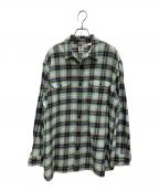 LEVI'Sリーバイス）の古着「長袖シャツ」｜グリーン×ブラック