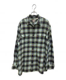 LEVI'S（リーバイス）の古着「長袖シャツ」｜グリーン×ブラック