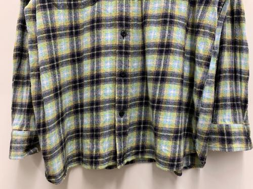LEVI'S（リーバイス）LEVI'S (リーバイス) 長袖シャツ グリーン×ブラック サイズ:XLの古着・服飾アイテム
