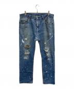 LEVI'Sリーバイス）の古着「ダメージ加工ジーンズ」｜インディゴ