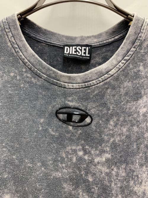 DIESEL（ディーゼル）DIESEL (ディーゼル) 半袖カットソー グレー サイズ:Mの古着・服飾アイテム