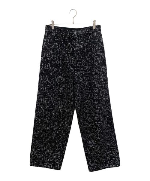 MARC JACOBS（マークジェイコブス）MARC JACOBS (マークジェイコブス) デニムパンツ ブラック×シルバー サイズ:28の古着・服飾アイテム