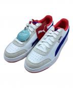 PUMAプーマ）の古着「ローカットスニーカー」｜ホワイト×レッド