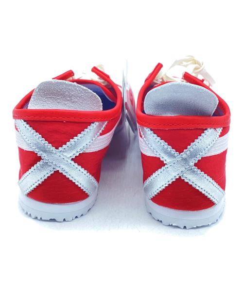 Onitsuka Tiger（オニツカタイガー）Onitsuka Tiger (オニツカタイガー) ローカットスニーカー レッド サイズ:24.5 未使用品の古着・服飾アイテム