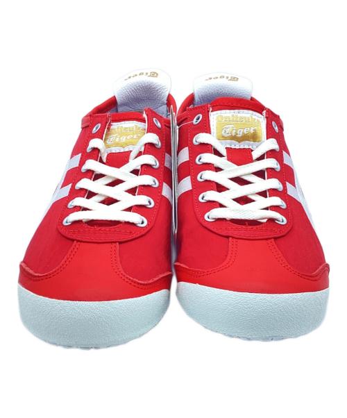 Onitsuka Tiger（オニツカタイガー）Onitsuka Tiger (オニツカタイガー) ローカットスニーカー レッド サイズ:24.5 未使用品の古着・服飾アイテム
