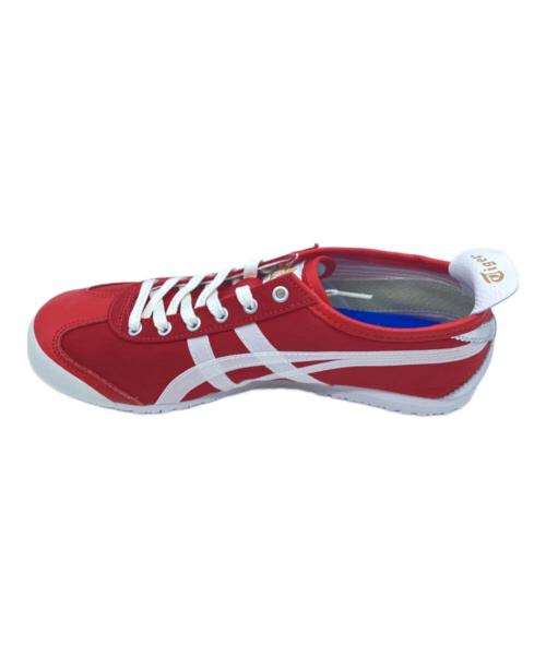 Onitsuka Tiger（オニツカタイガー）Onitsuka Tiger (オニツカタイガー) ローカットスニーカー レッド サイズ:24.5 未使用品の古着・服飾アイテム