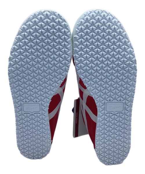 Onitsuka Tiger（オニツカタイガー）Onitsuka Tiger (オニツカタイガー) ローカットスニーカー レッド サイズ:24.5 未使用品の古着・服飾アイテム