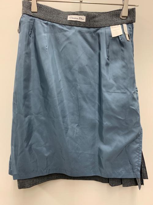 Christian Dior（クリスチャン ディオール）Christian Dior (クリスチャン ディオール) スカート グレー サイズ:ーの古着・服飾アイテム