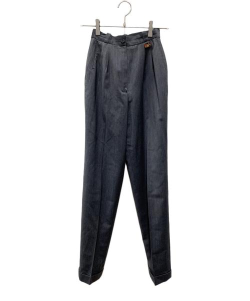 Christian Dior（クリスチャン ディオール）Christian Dior (クリスチャン ディオール) テーパードパンツ グレー サイズ:Sの古着・服飾アイテム