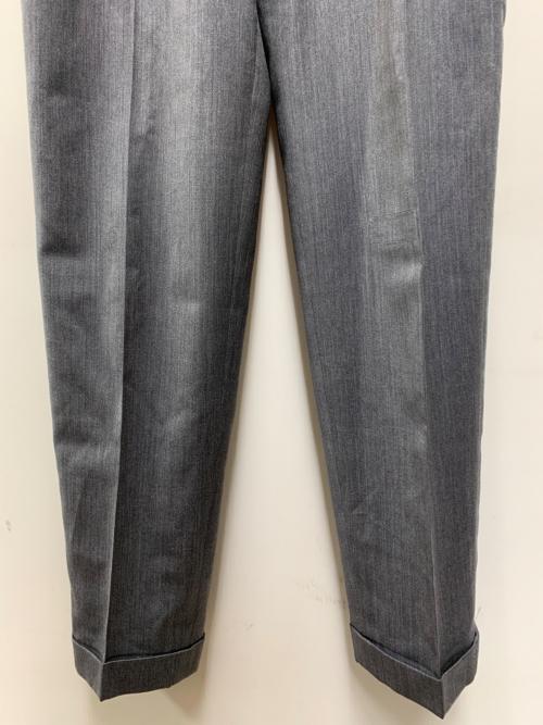 Christian Dior（クリスチャン ディオール）Christian Dior (クリスチャン ディオール) テーパードパンツ グレー サイズ:Sの古着・服飾アイテム
