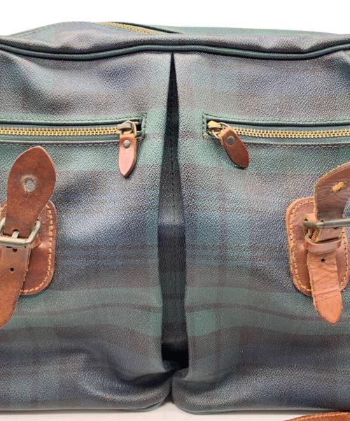 POLO RALPH LAUREN（ポロ・ラルフローレン）POLO RALPH LAUREN (ポロ・ラルフローレン) ショルダーバッグ グリーン×ブラウンの古着・服飾アイテム