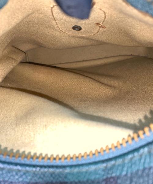 POLO RALPH LAUREN（ポロ・ラルフローレン）POLO RALPH LAUREN (ポロ・ラルフローレン) ショルダーバッグ グリーン×ブラウンの古着・服飾アイテム