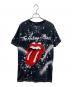 ROLLING STONES（ローリングストーンズ）の古着「半袖カットソー」｜ブラック×ホワイト