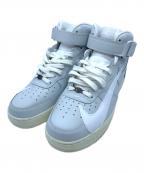 NIKEナイキ）の古着「ミッドカットスニーカー」｜グレー×ホワイト