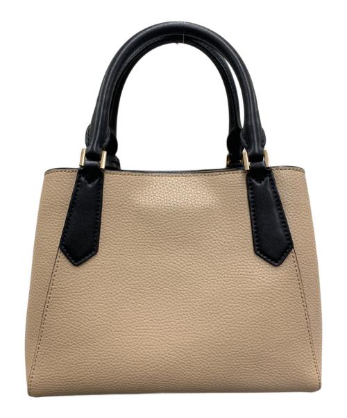 MICHAEL KORS（マイケルコース）MICHAEL KORS (マイケルコース) 2WAYバッグ ベージュ×ブラックの古着・服飾アイテム