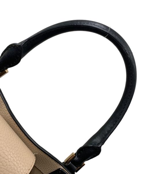 MICHAEL KORS（マイケルコース）MICHAEL KORS (マイケルコース) 2WAYバッグ ベージュ×ブラックの古着・服飾アイテム